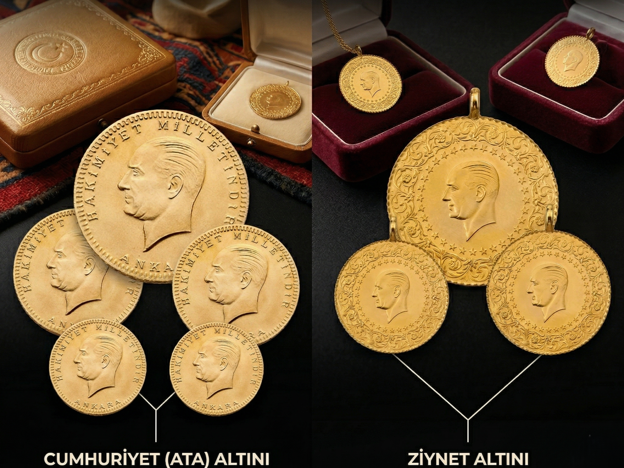 Cumhuriyet (Ata) Altını ve Ziynet Altını Arasındaki Farklar Nelerdir?