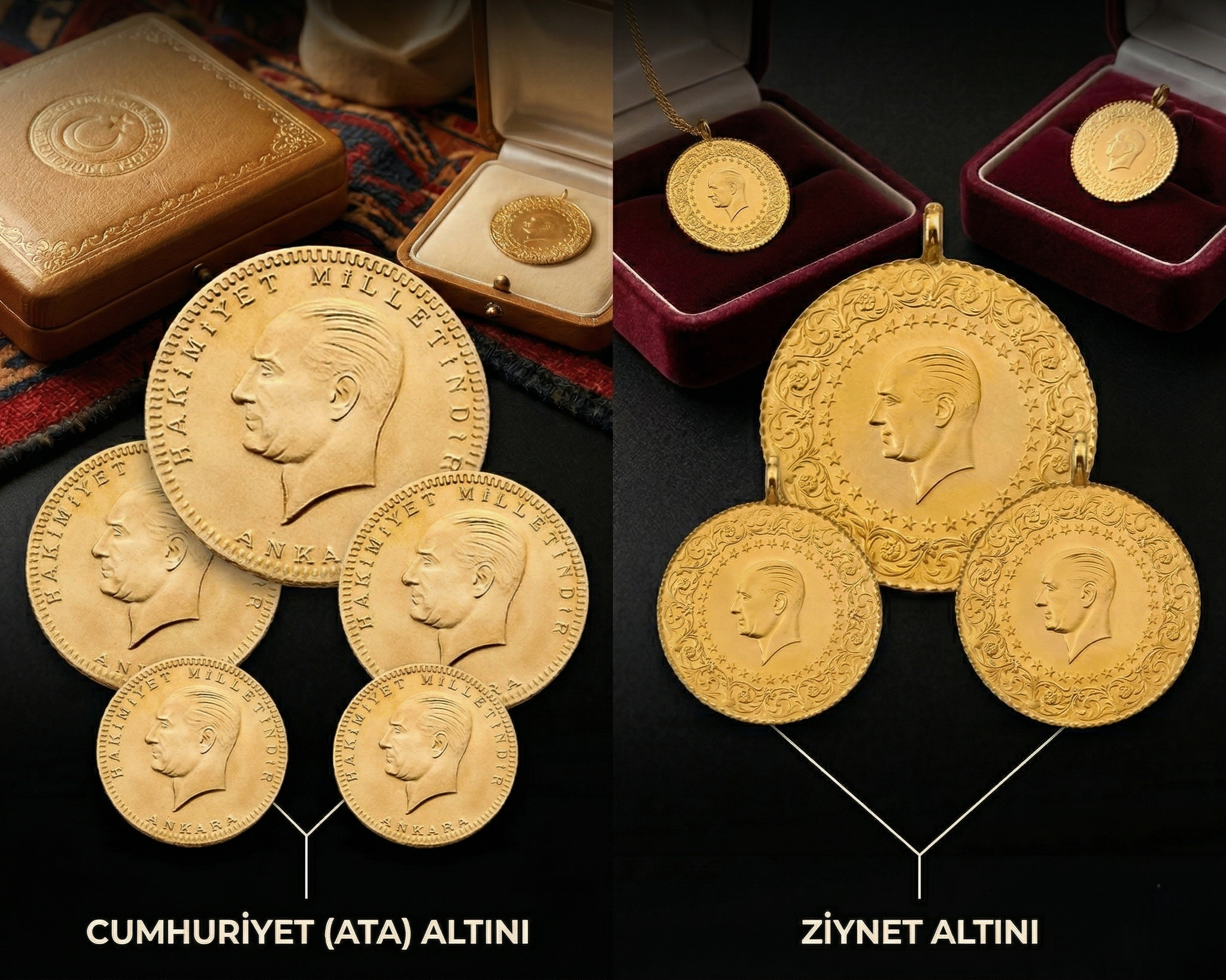 Cumhuriyet (Ata) Altını ve Ziynet Altını Arasındaki Farklar Nelerdir?