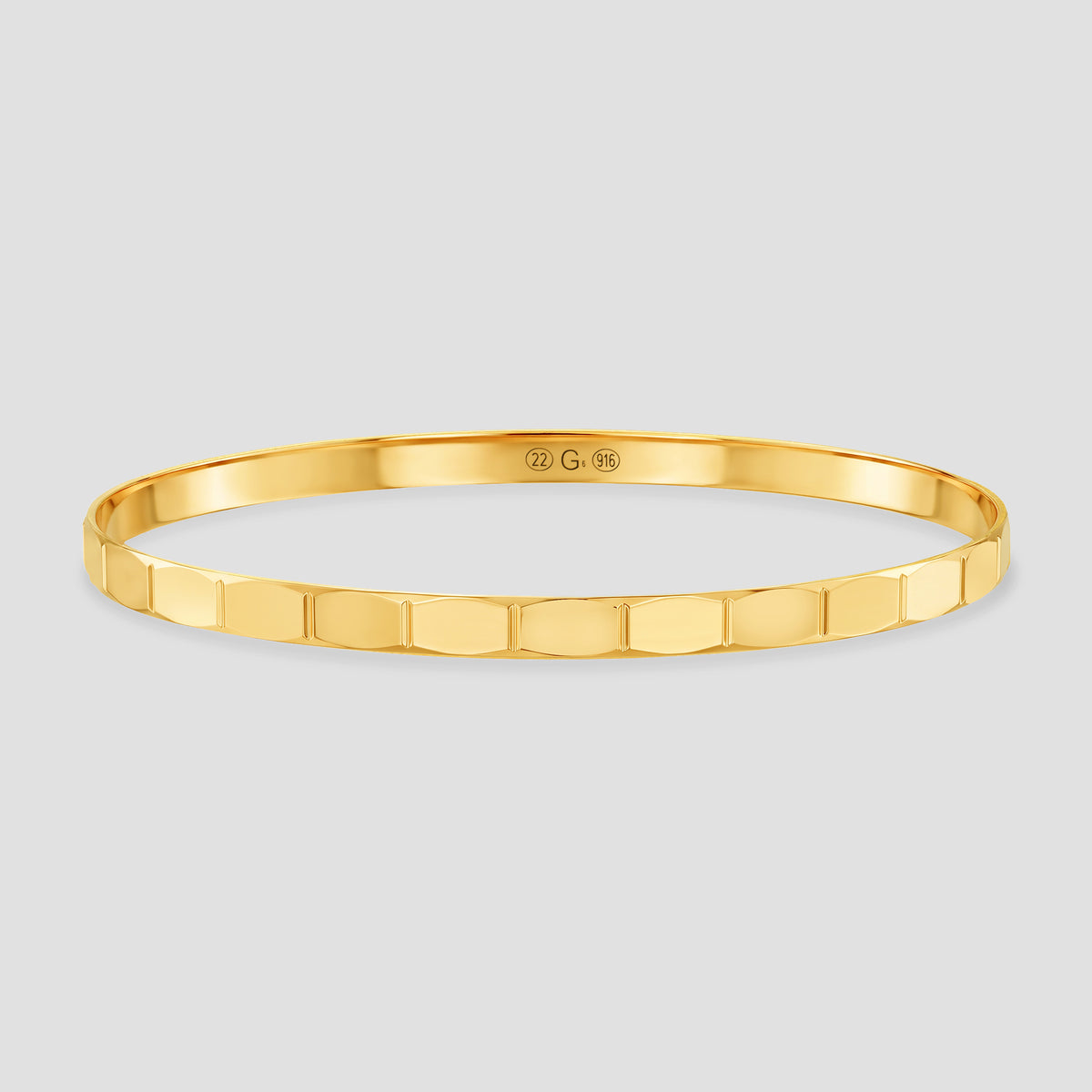 GarantiGold Aynalı Kibrit Çöpü 22 Ayar 12 Gram Altın Bilezik