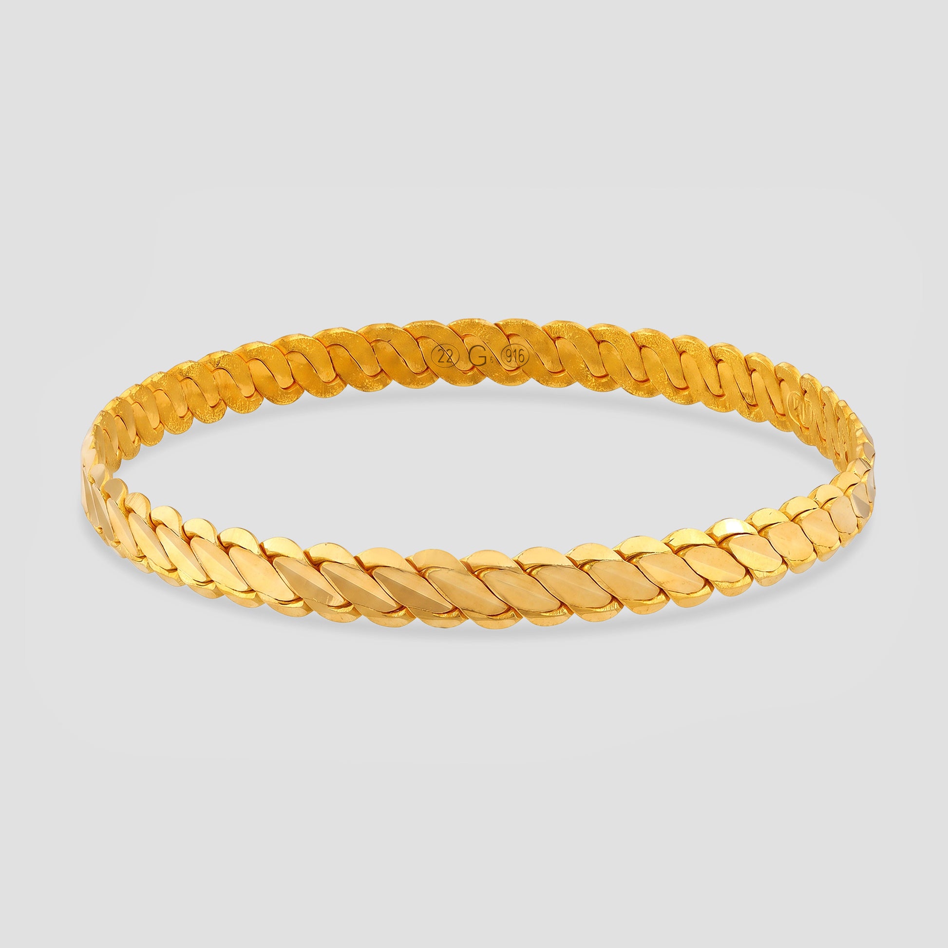GarantiGold 3'lü Burma Altın Bilezik 20 Gr
