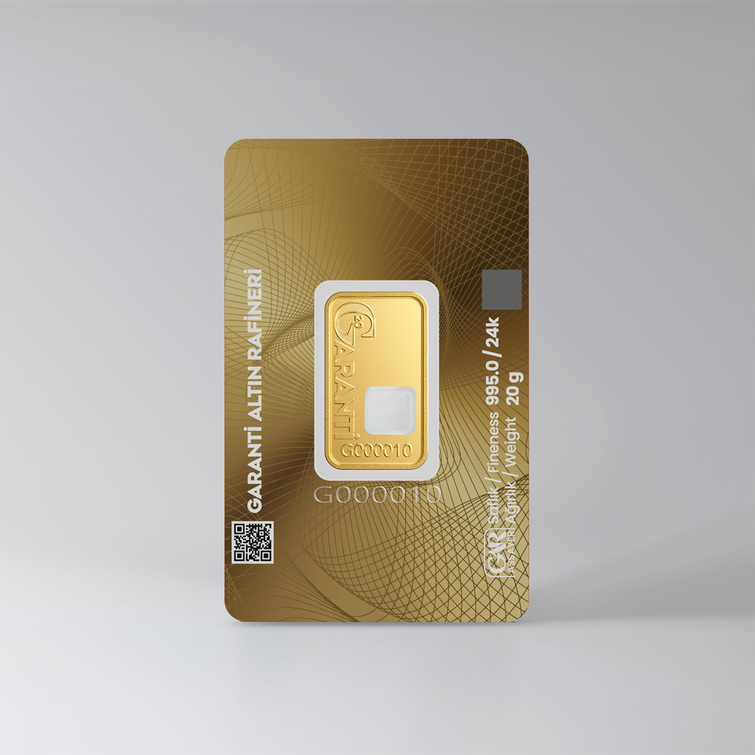 GarantiGold 20 Gr Külçe Altın