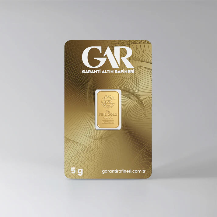 GarantiGold 5 Gr Külçe Altın