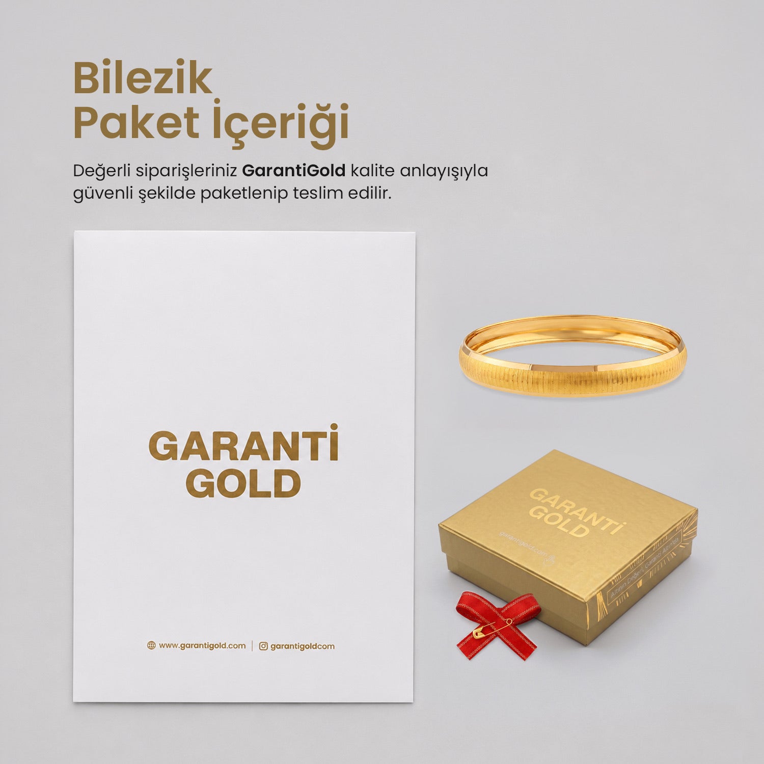 GarantiGold Setina Altın Bilezik 15 Gr