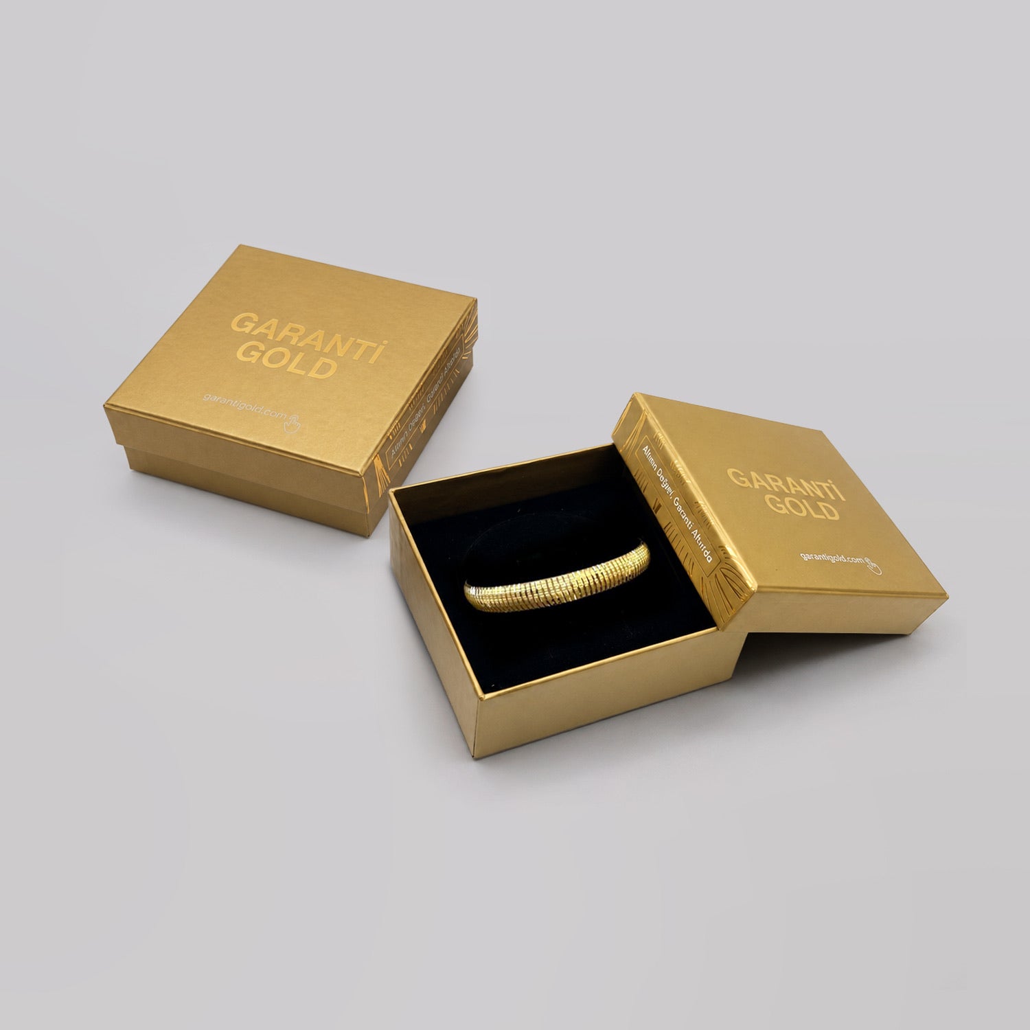 GarantiGold Kalemli Şarnel Altın Bilezik 8 Gr