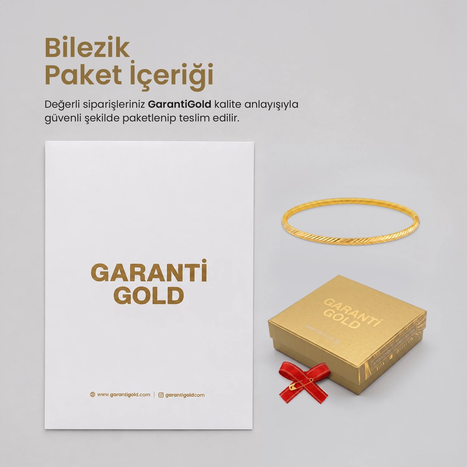 GarantiGold Başak Model Ajda Altın Bilezik 7 Gr