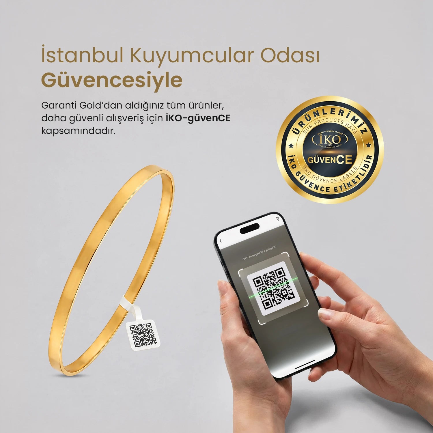GarantiGold Kumlu Altın Bilezik 20 Gr
