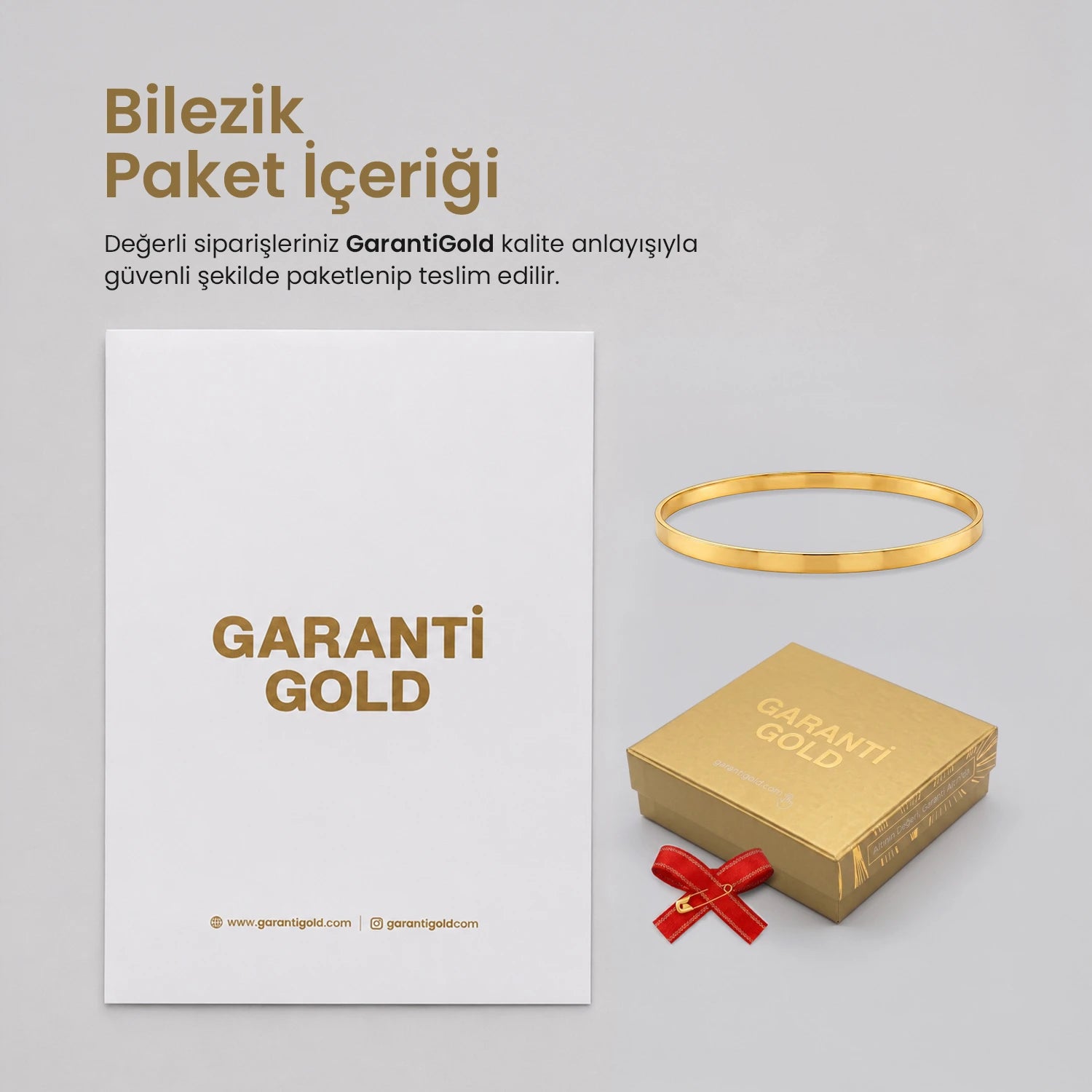 GarantiGold Kibrit Çöpü Altın Bilezik 7 Gr